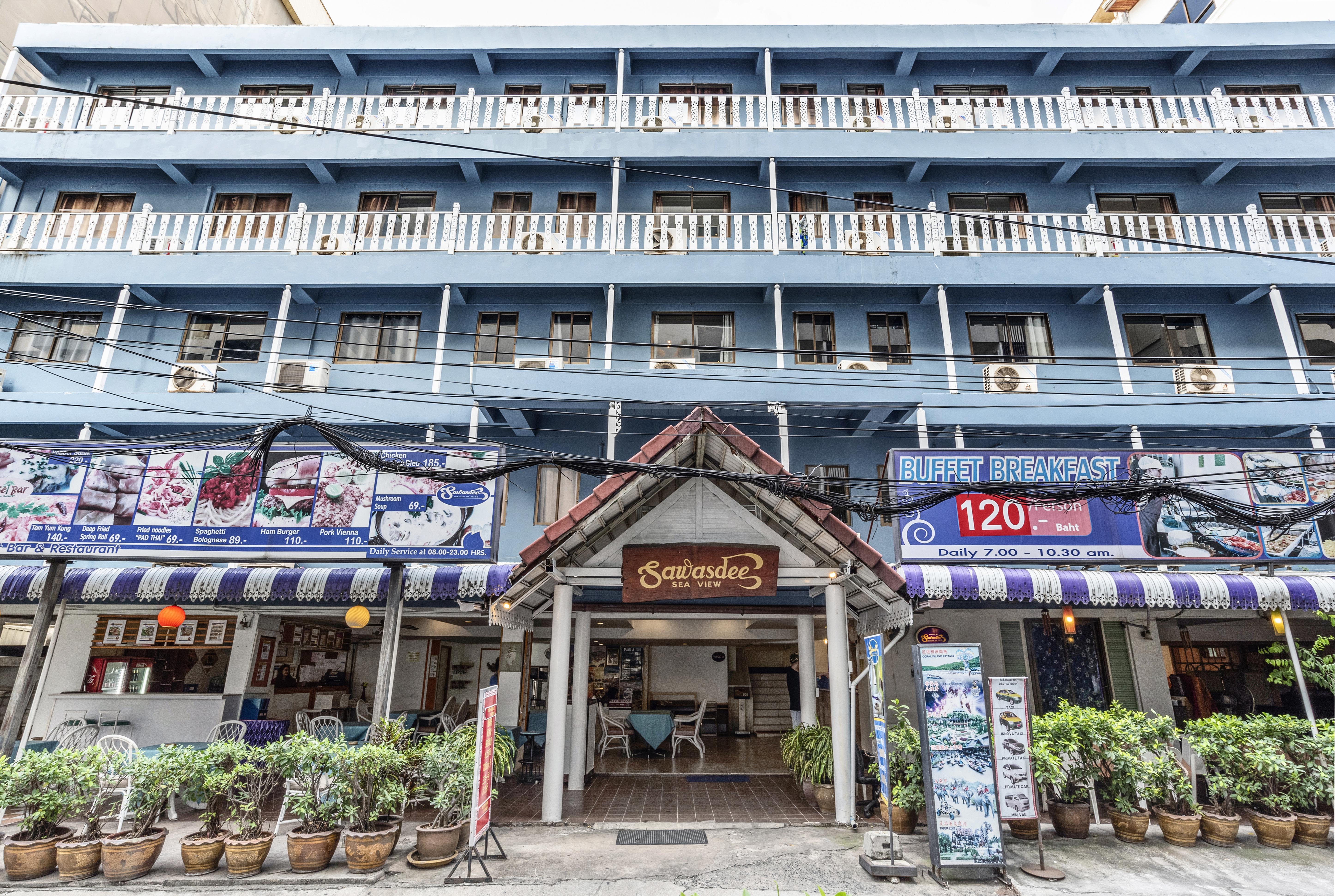Hotel Sawasdee Sea View Pattaya Exterior foto